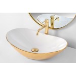 Накладной умывальник Rea Royal White/Gold Накладной умывальник Rea Royal White/Gold